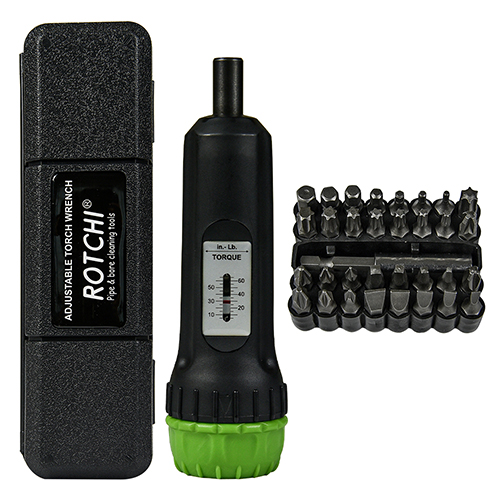 پیچ گوشتی قابل تنظیم 1/4 اینچ درایو/پوند ساقه اندازه گیری دقیق 10-50 اینچ در پوند