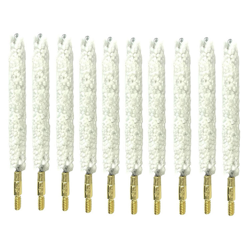 ماپ های تمیز کننده تفنگ سیم های پنبه ای برای تمیز کردن سوراخ ها