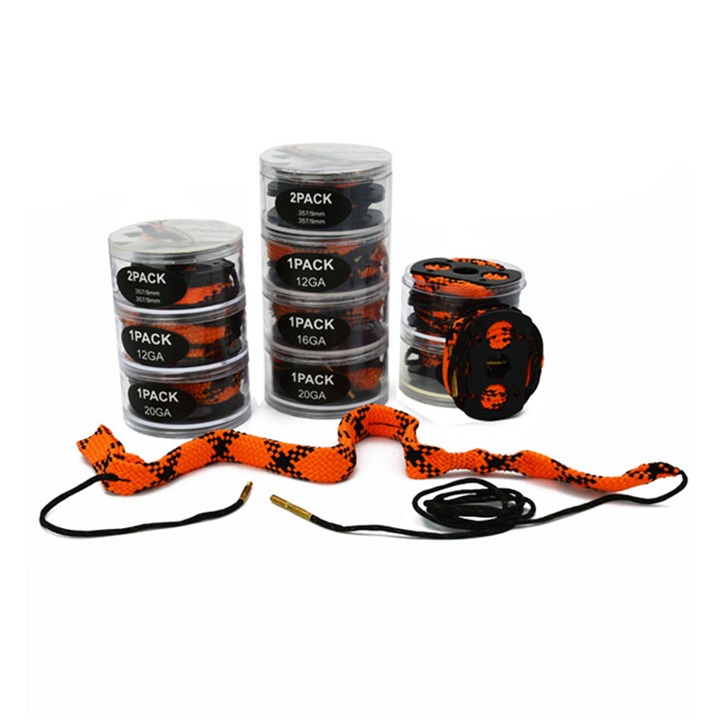 بسته چند لایه مار طناب تمیز کننده تفنگ