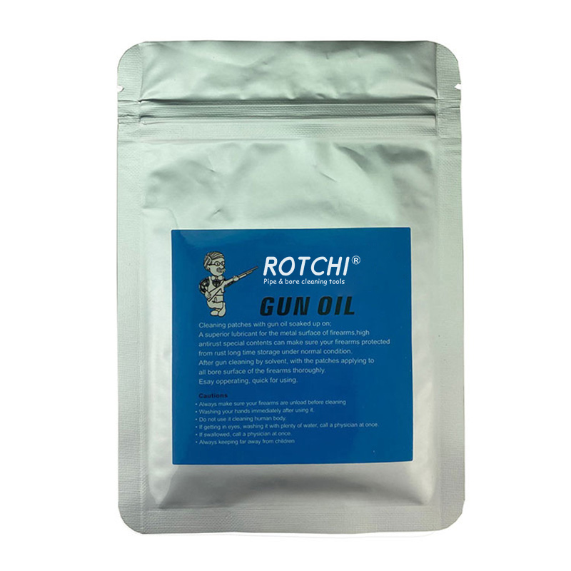 پچ های تمیز کننده تفنگ جذب شده با روغن OPP