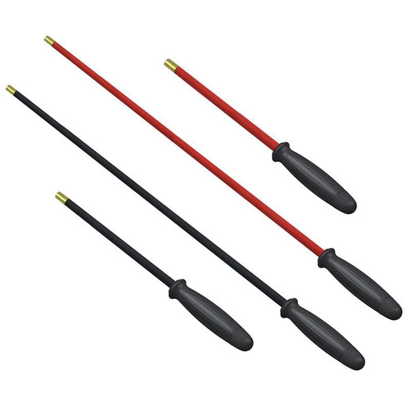 دسته پلاستیکی میله تمیز کردن تفنگ فولادی پی وی سی با چرخش سریع